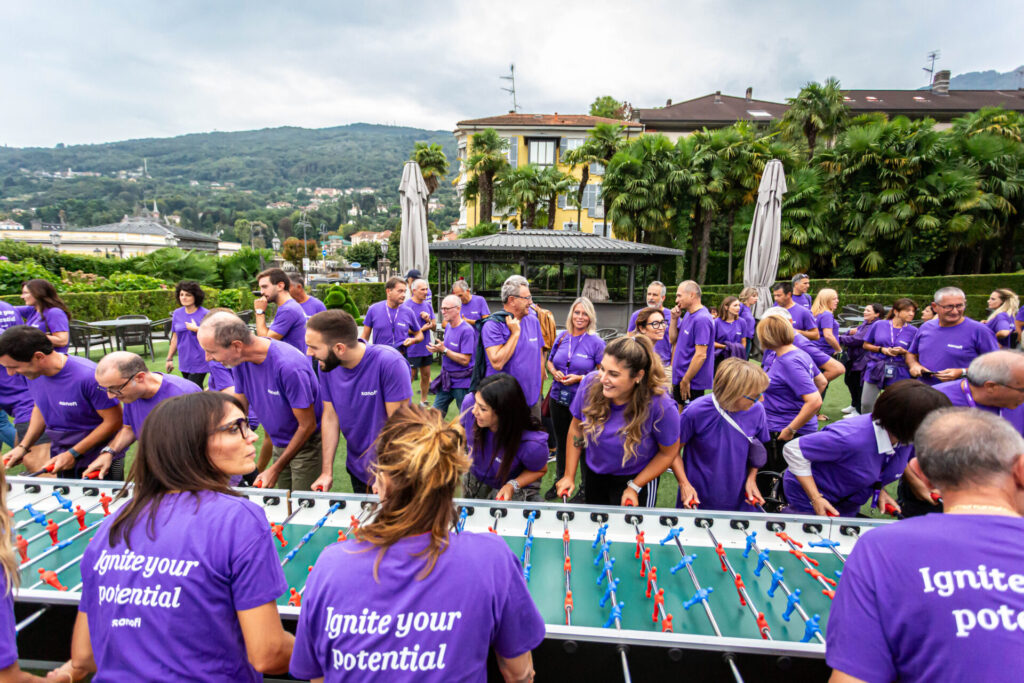 Evento annuale aziendale interno Sanofi + Sanofi Cup organizzato da Chorus SpA Lago di Baveno Verbano-Cusio-Ossola