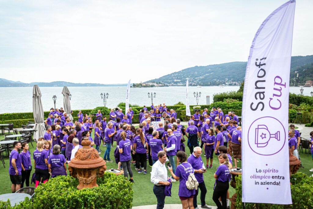 Evento annuale aziendale interno Sanofi + Sanofi Cup organizzato da Chorus SpA Lago di Baveno Verbano-Cusio-Ossola